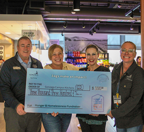 food on plates set out for youth